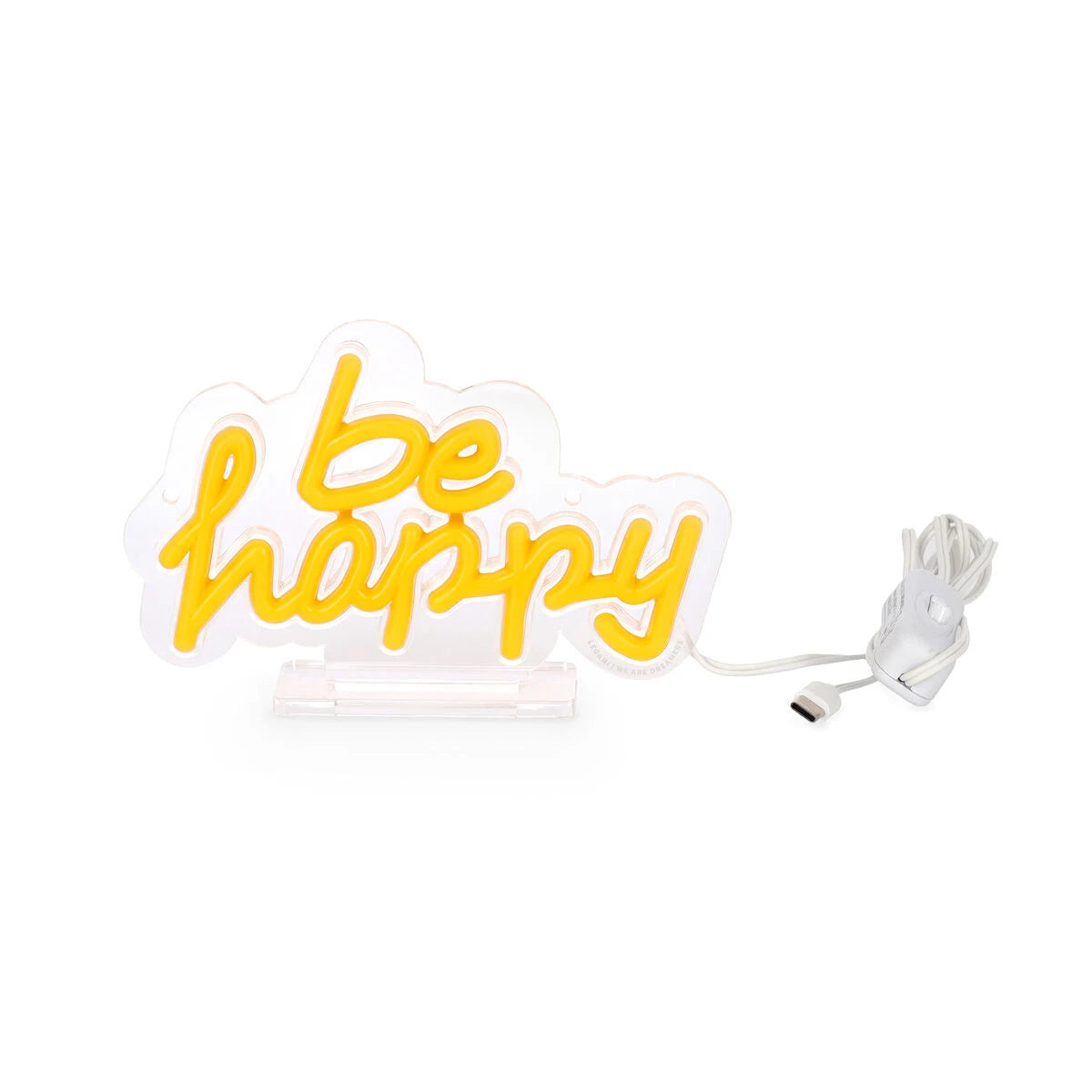 Legami - Mini Neon-Effect LED Sign - Es una señal mini - Sé feliz