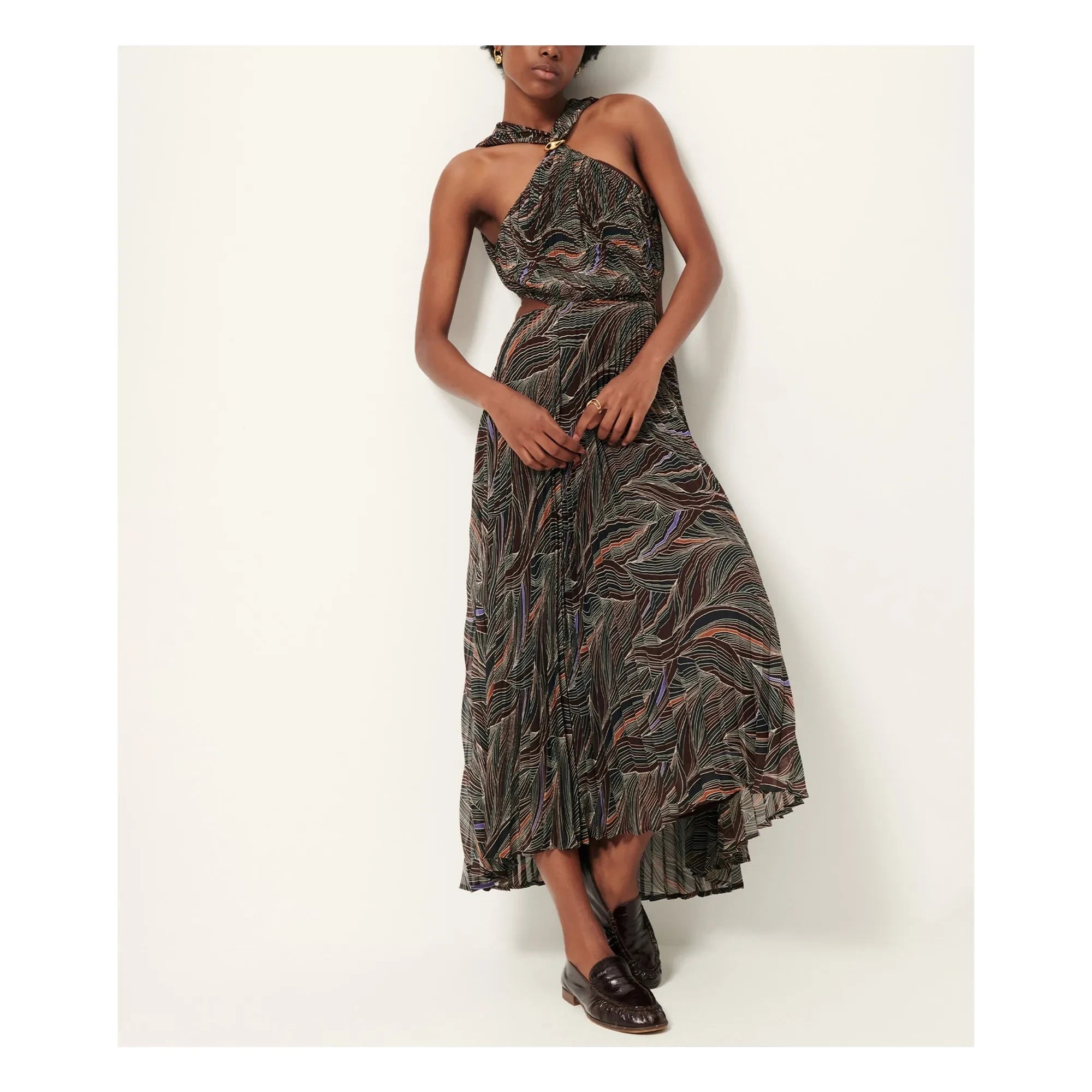 Sessùn - Vestido Gigi de Fibras Recicladas | Negro