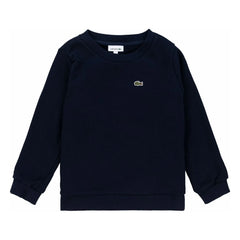 Lacoste - Sudadera de Felpa con Logo de Algodón Orgánico | Azul Marino
