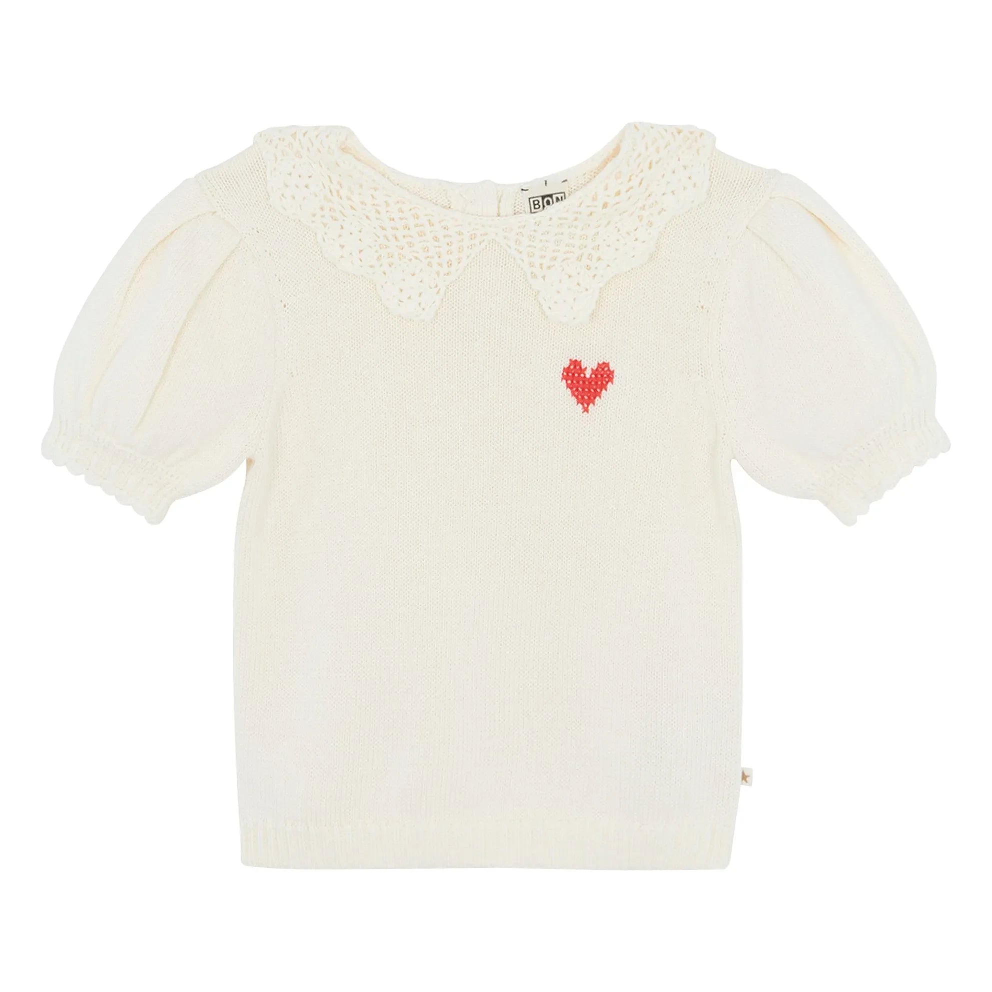 Bonton - Jersey Claudine de Manga Corta Niko | Crudo