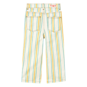 Tinycottons - Rayas de Jean | Blanco