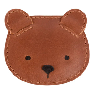 Donsje - Horquilla con diseño de oso Josy | Coñac