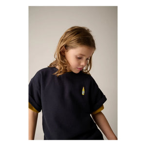 Tumble N'Dry - Camiseta de algodón orgánico Atlantico | Azul oscuro