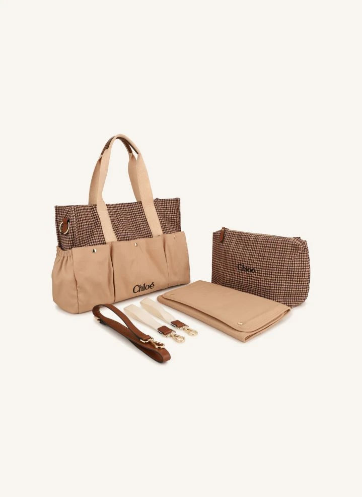 Chloé - Carreaux Bolsa de cambio | Marrón