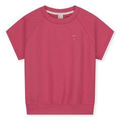 Gray Label - Sudadera de manga corta de algodón orgánico | Fucsia