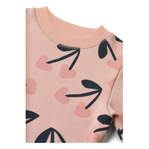 Liewood - Ridley Cherry organik pamuk sweatshirt | Pembe