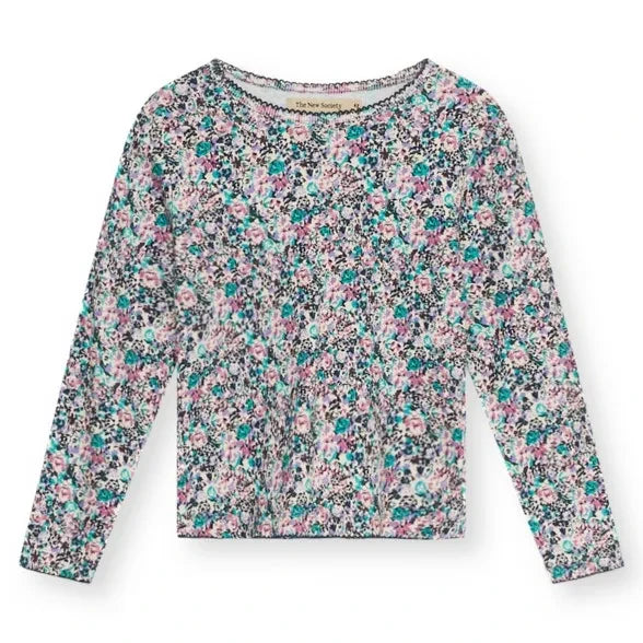 the new society - Camiseta floral "The New Society" | Rosa