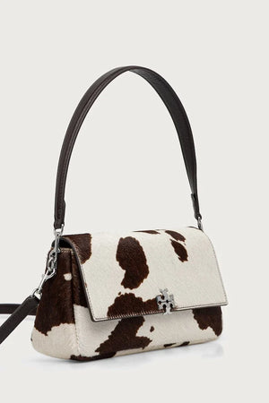 Bolso bandolera de piel Tory Burch Charlie para mujer
