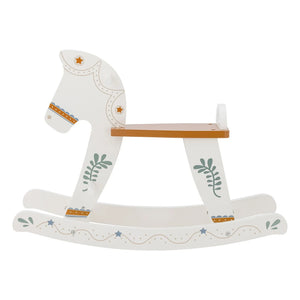Bloomingville Mini - Caballo balancín Ruddy | Blanco