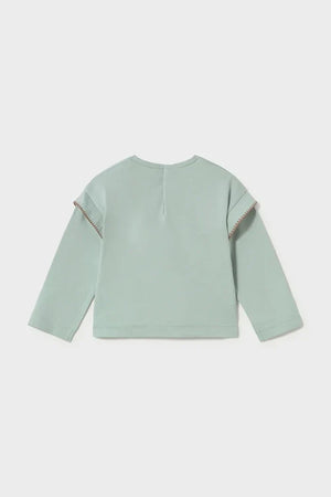 Blusa de algodón de manga larga para niños Mayoral