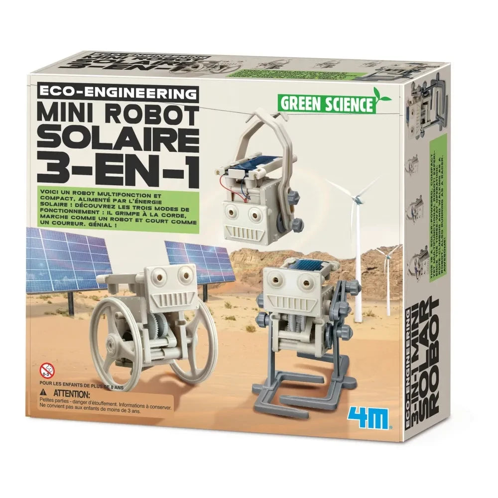 4M - Robot solar 3 en 1