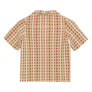 OAS - Camisa de gofres Lano Nicaro | Rojo