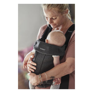 BabyBjörn - Canguro para bebés Mini 3D Jersey | Gris oscuro