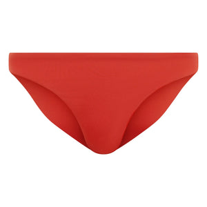 Smallable Woman - Bañador de corte bajo Lisa | Rojo ladrillo