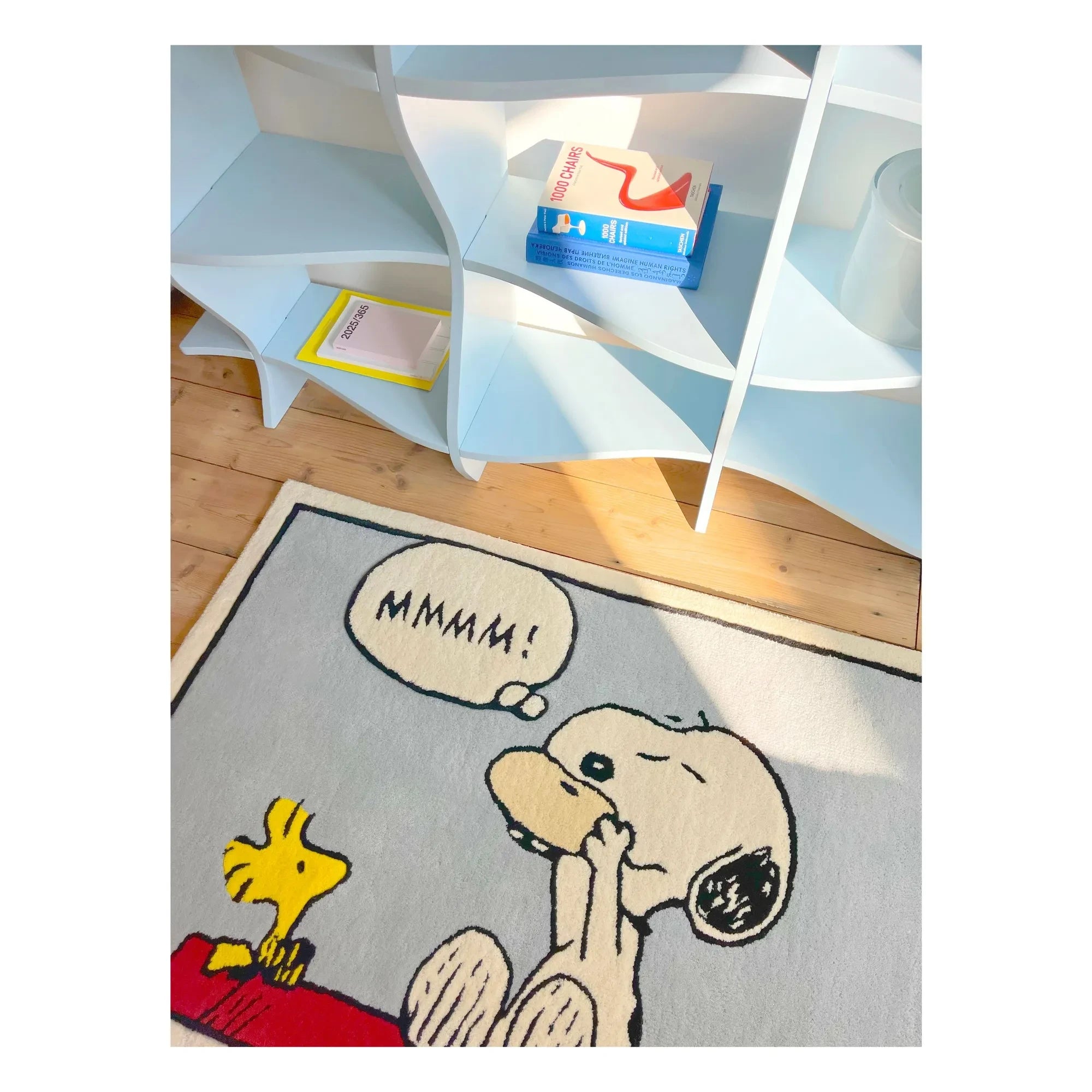 Maison Deux - Alfombra Peanuts MMM | Azul Claro