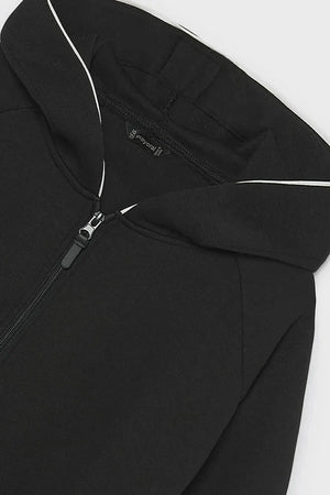 Sudadera Mayoral con cremallera, capucha y algodón para niños