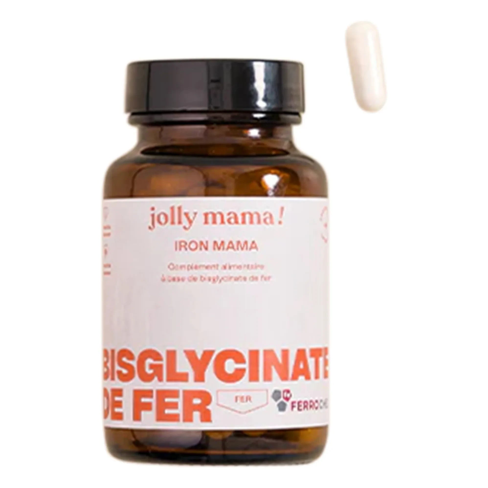 Jolly Mama - Iron Mama Demir gıda takviyesi - 60 kapsül