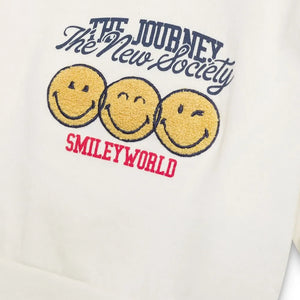 Sudadera The New Society - Baby Smile | Blanca