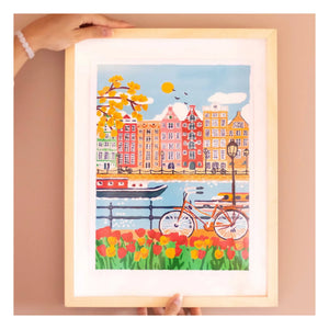 La Petite Épicerie - Kit de pintura por números - Ámsterdam