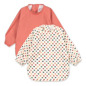 Konges Sløjd - Kalpli kollu önlükler - 2'li Set | Pembe