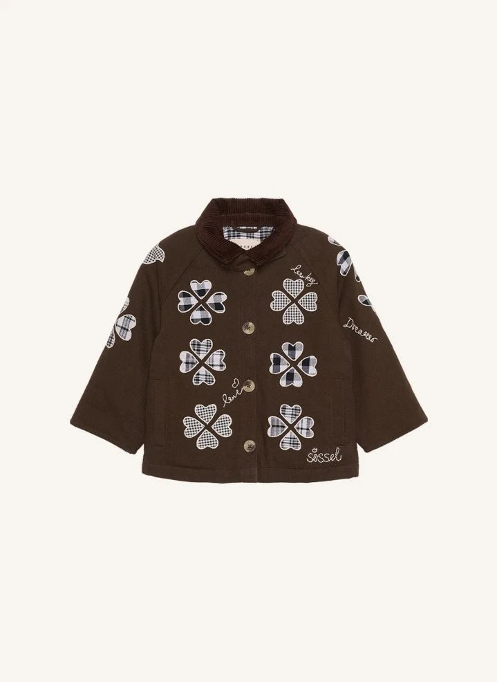 SISSEL EDELBO - Chaqueta de algodón orgánico Lilibeth - Colección infantil | Marrón