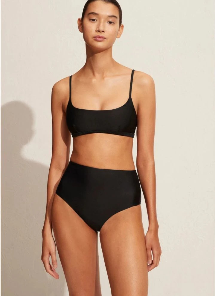 Matteau - Top de bikini negro