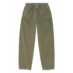 American Vintage - Pantalones de algodón carrot UZATOWN | Olive