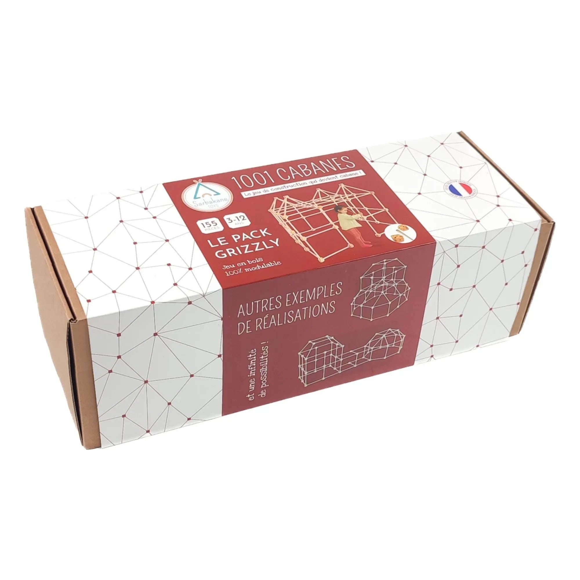 Sarbakane - Construcción de cabañas con el paquete Grizzly - 155 piezas