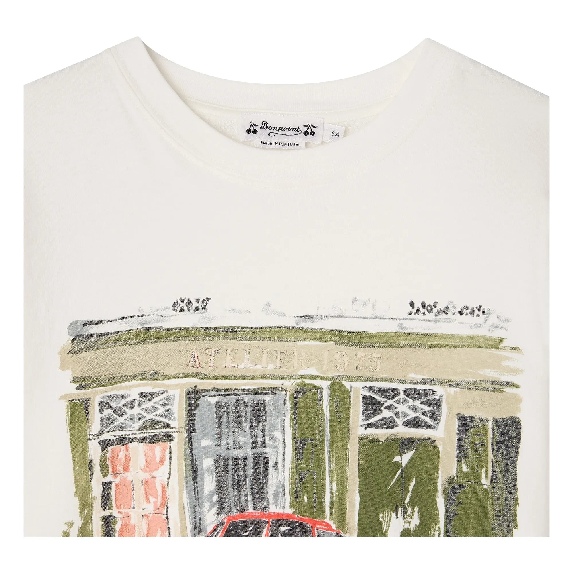 Bonpoint - Camiseta de algodón orgánico Eidan | Blanco