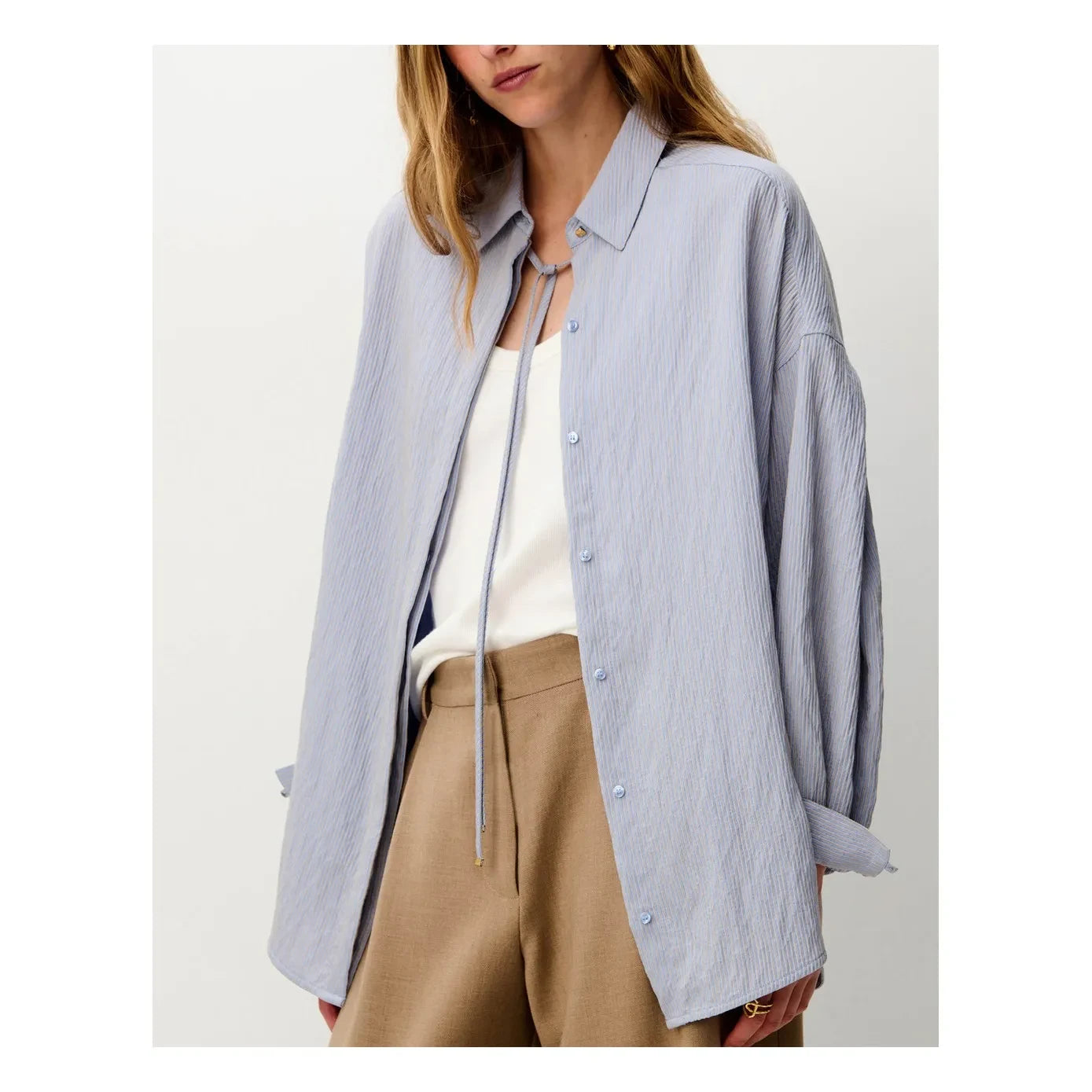Sessùn - Camisa Liza | Azul Grisáceo