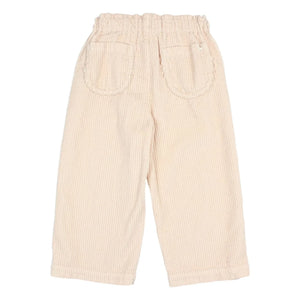 Búho - Pantalón de Terciopelo a Cuadros Vichy | Rosa Pálido