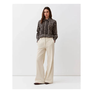 Diega - Blusa de algodón Castilana | Gris