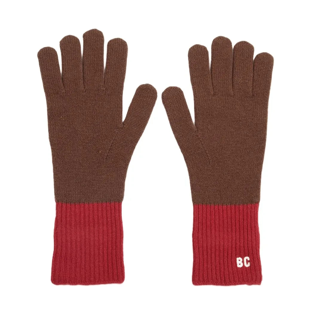 Bobo Choses - Guantes de lana merina reciclada | Marrón