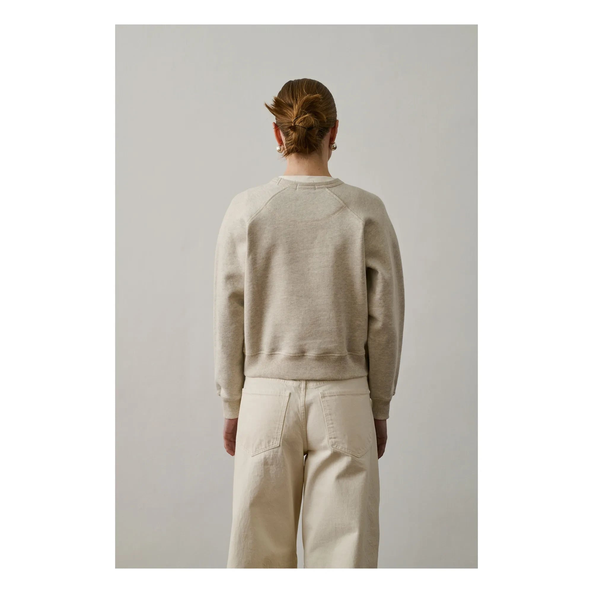 Soeur - Sudadera de algodón orgánico Artemis | Gris brezo claro