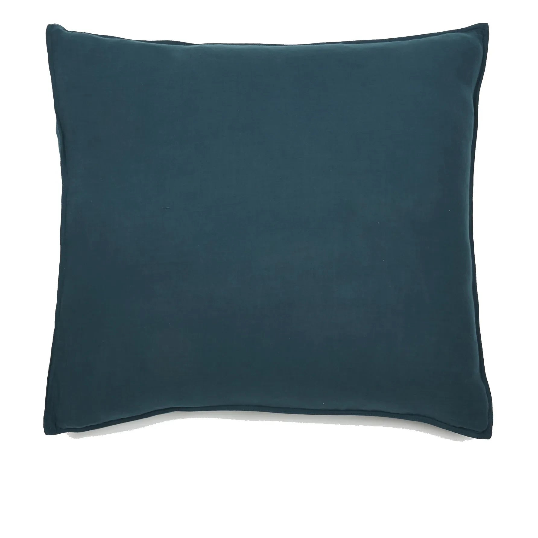 Haomy - Funda de almohada de voile de algodón | Azul de Prusia