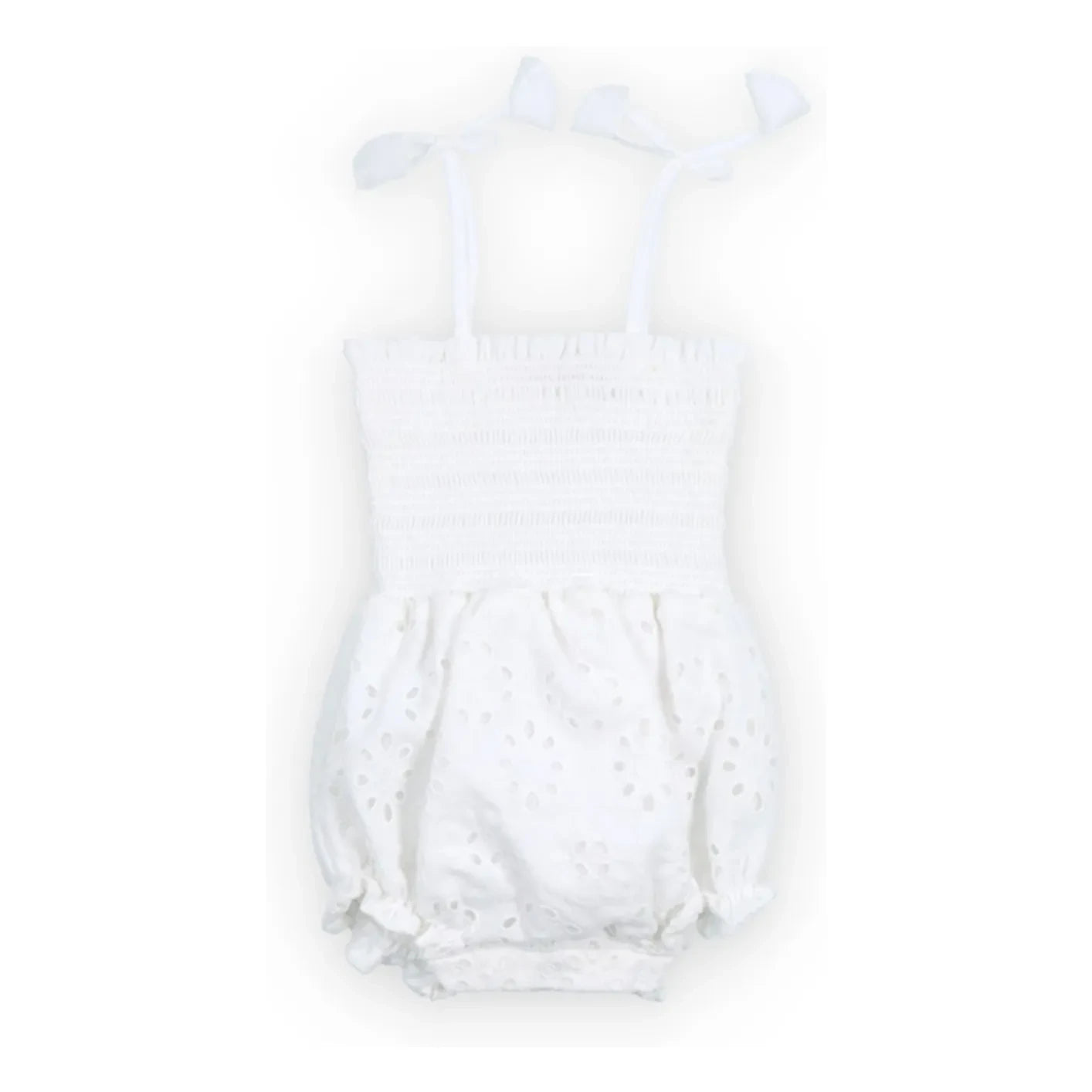 the new society - Sakura Bordado Anglaise Peto | Blanco