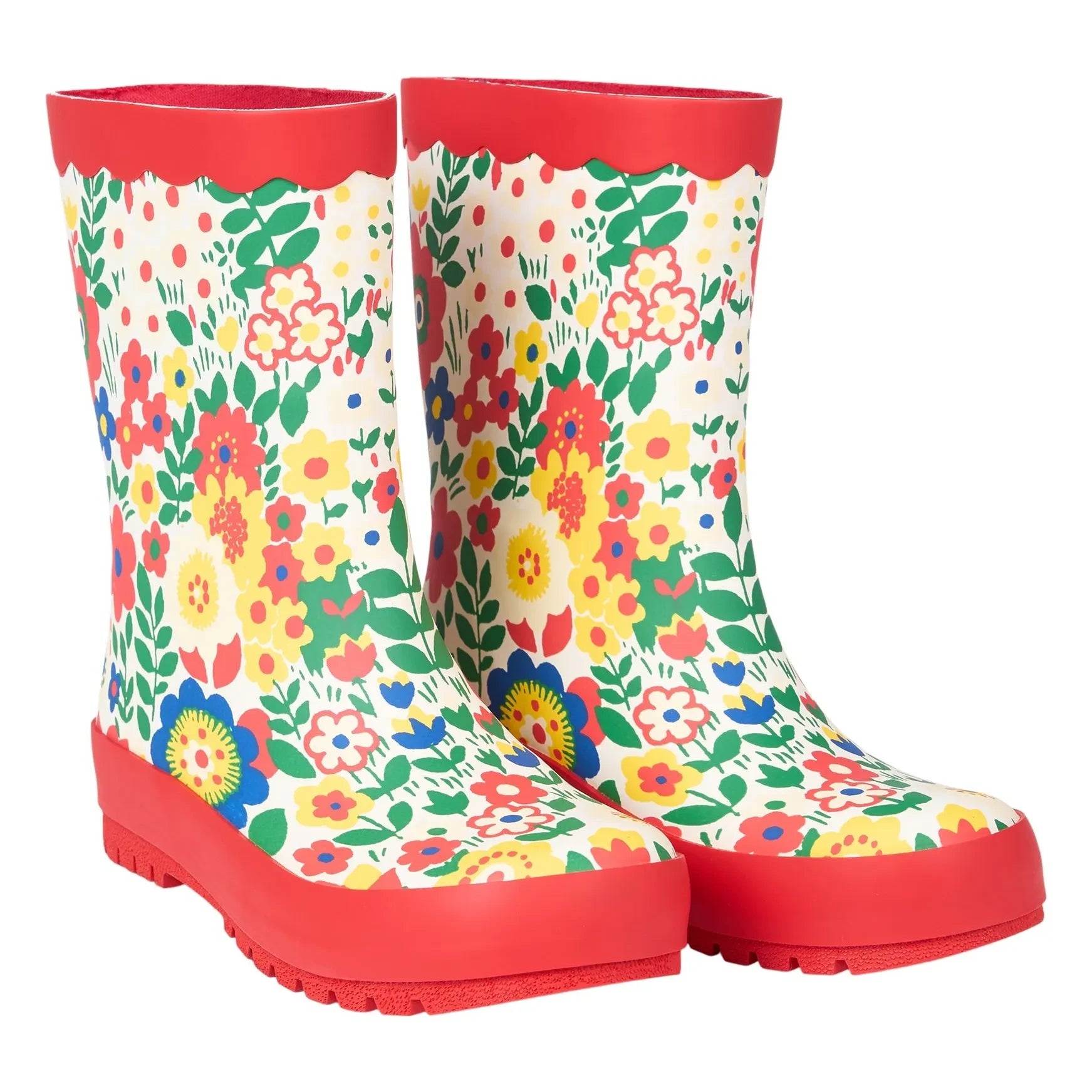 Stella McCartney Kids - Botas de agua con estampado floral | Rojo