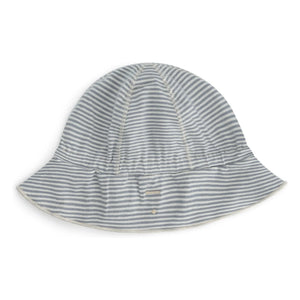 Gray Label - Gorro Rayado de Algodón Orgánico | Azul Glaciar