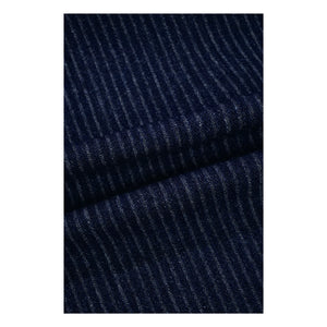 Kappy - Pantalones a rayas de denim desgastado | Índigo
