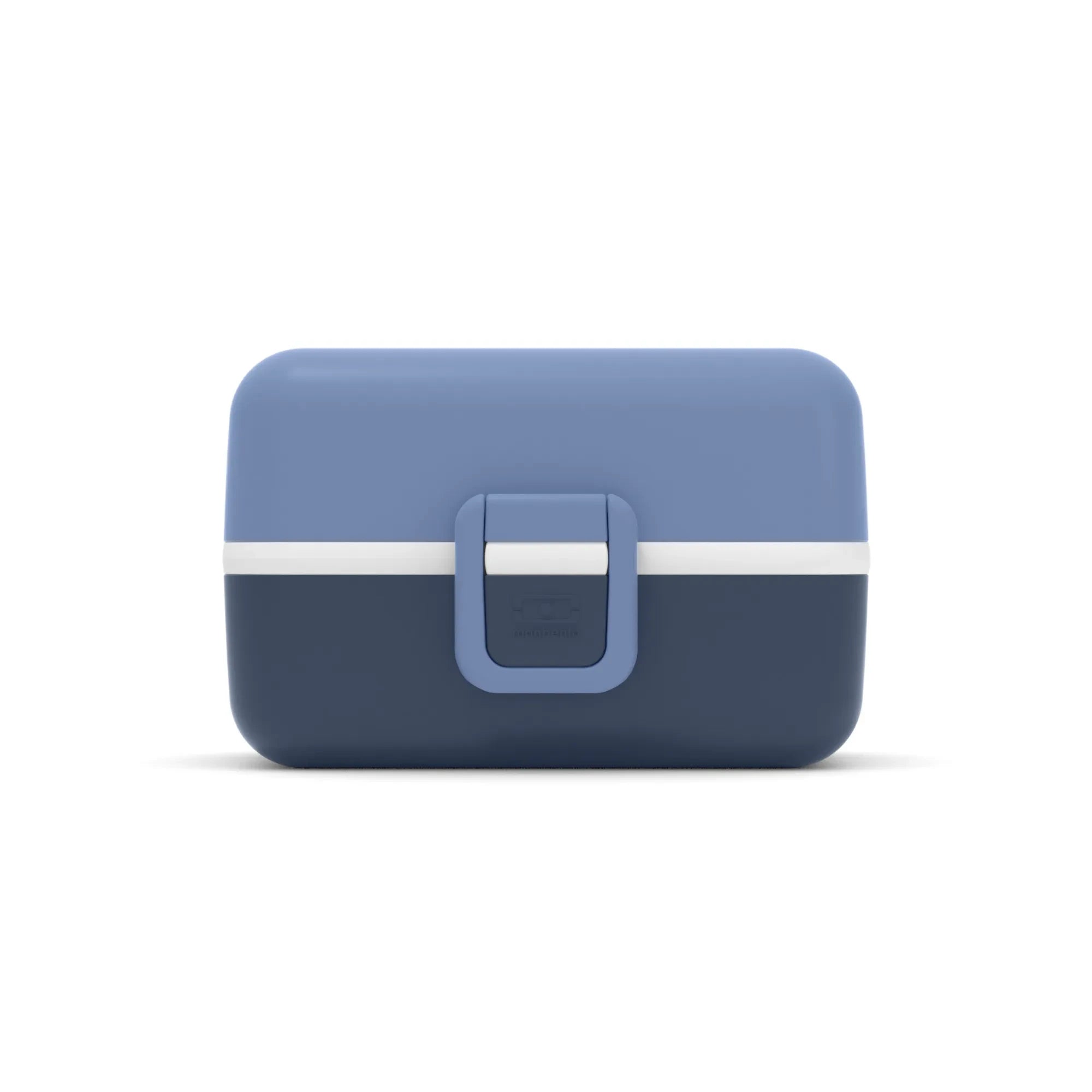 Monbento - MB Tresor Bento modular de 3 compartimentos para niños | Azul claro