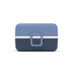 Monbento - MB Tresor Bento modular de 3 compartimentos para niños | Azul claro