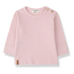 1+ in the family - Perello Fitilli Camiseta de rayas | Rosa empolvado