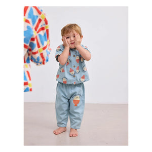 Bobo Choses - Bobo Denim Camisa Azul Claro | Azul