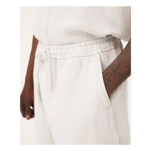 Noyoco - Camisa de lino Orleans | Gris claro