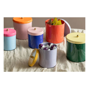 Present Time - Maceta doble retro funky rosa