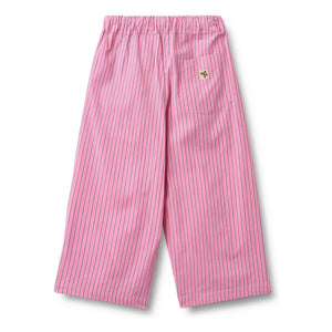 Wheat - Sasha pantalón de algodón orgánico a rayas | Rosa