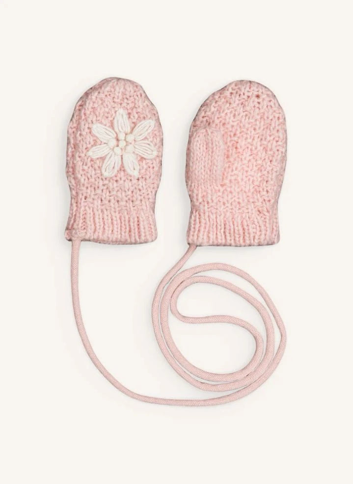 Louise Misha - Ania Guantes de lana | Rosa