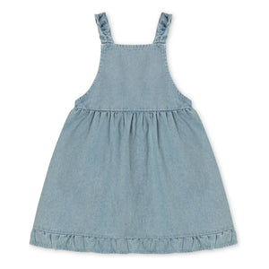 Fliink - Vestido vaquero de peto Don Denim | Azul claro