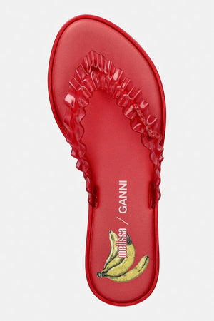 Chanclas Melissa Slim + Ganni AD para mujer