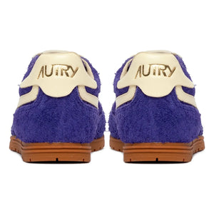 Zapatillas deportivas bajas Autry Windspin de dos tonos en ante y piel | Morado
